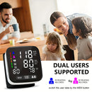 (Battery Not Included)Home Wrist Blood Pressure Monitor, 5.3-8.4 Inch Adult Wrist Blood Pressure Cuff, Large Backlit Display, Arrhythmia Detector, 2x90 Memory Readings