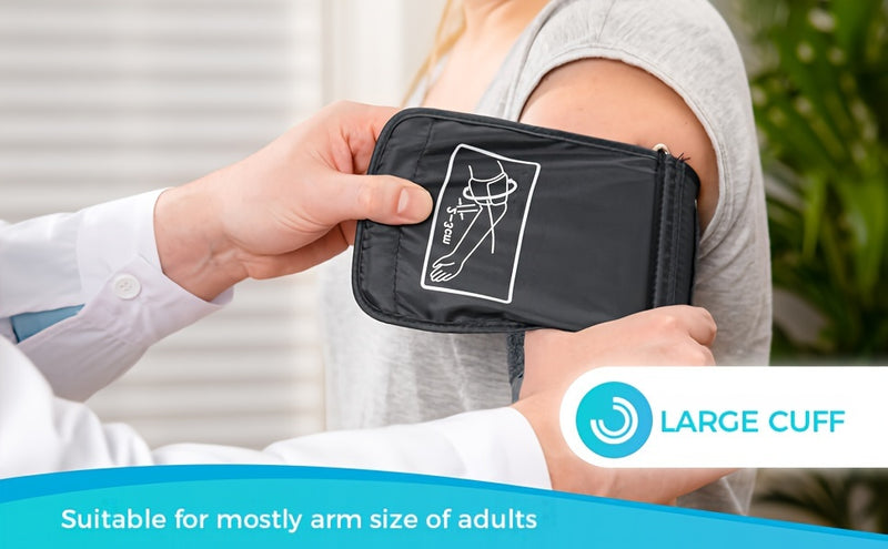 Oklar Blood Pressure Monitor Accurate Digital Blood Pressure Machine With 2x120 Reading Memory Large Backlit Display Monitor With Storage Bag