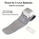 Automatic Blood Pressure Monitor Wrist Cuff with Large LCD Screen And Durable PP Storage Box - Adjustable Cuff, Pulse Rate Detection, Irregular Heartbeat Alert, Battery-Powered (Batteries Not Included), Safe for Adults, 36V O