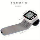 CHANGKUN Premium Wrist Blood Pressure Monitor, USB Rechargeable Automatic BP Wristband Digital Portable Adjustable Blood Pressure Monitoring, Voice Broadcast Heartbeat Reminder Large LCD Display