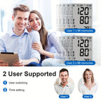 (Without Battery) Blood Pressure Monitor, Sphygmomanometer, Super Large Cuff Upper Arm, BP Cuff Automatic Upper Arm, With 8.66-16.54inch Wide Wide Cuff, 180 Sets Of Household Reading Memory, Indicator Light Prompt