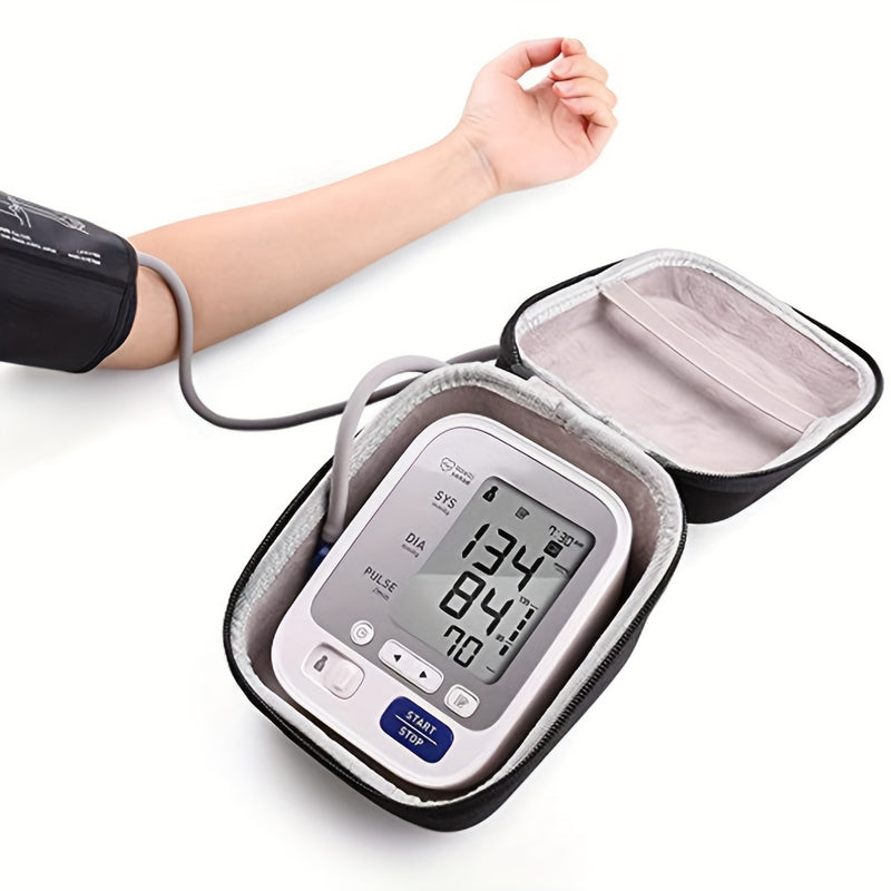 Classic Rolling Upper Arm Blood Pressure Monitor Case: Protective Travel Storage with Dimensions 4.33inch x 3.15inch x 5.91inch