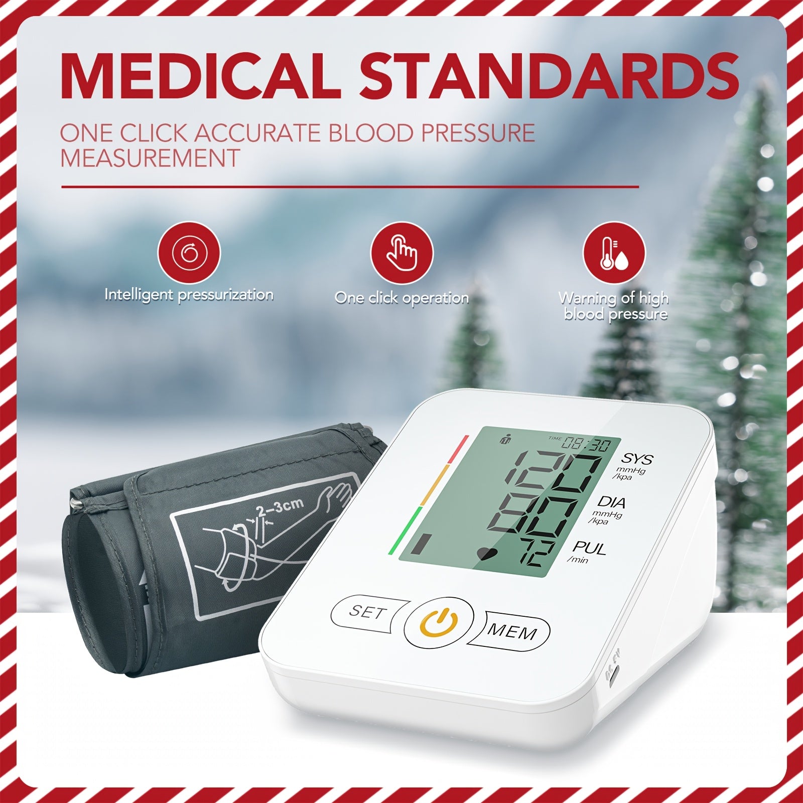 Arm Blood Pressure Monitor, Maguja Blood Pressure Machine, BP Monitor Automatic Upper Arm Digital With Blood Pressure Cuff For Home Use