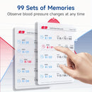 1pc Rechargeable LED Wrist Blood Pressure Monitor with Intelligent Voice Broadcast and Storage Box