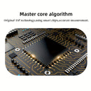 Automatic Upper Arm Blood Pressure Monitor for Adults with Arrhythmia Indicator, Large LED Display, Adjustable Cuff (8.7"-15.7"), Memory Function - Battery Operated (4xAAA Not Included) - CK-A155