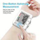 1pc Blood Pressure Monitor Wrist Blood Pressure Meter, LCD Adjustable Wrist Sleeve With Pulse Rate Meter, With Irregular Heartbeat Detection, With PP Storage Box, Battery Not Included