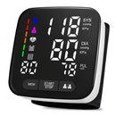 (Battery Not Included)Home Wrist Blood Pressure Monitor, 5.3-8.4 Inch Adult Wrist Blood Pressure Cuff, Large Backlit Display, Arrhythmia Detector, 2x90 Memory Readings