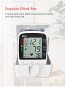 CHANGKUN Premium Wrist Blood Pressure Monitor, USB Rechargeable Automatic BP Wristband Digital Portable Adjustable Blood Pressure Monitoring, Voice Broadcast Heartbeat Reminder Large LCD Display