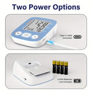 Blood Pressure Monitor For Home Use, Upper Arm Blood Pressure Monitors, BP Machine With 2x199 Reading Memory, Adjustable Arm Cuff 9"-16", Large Display With Light Storage Bag