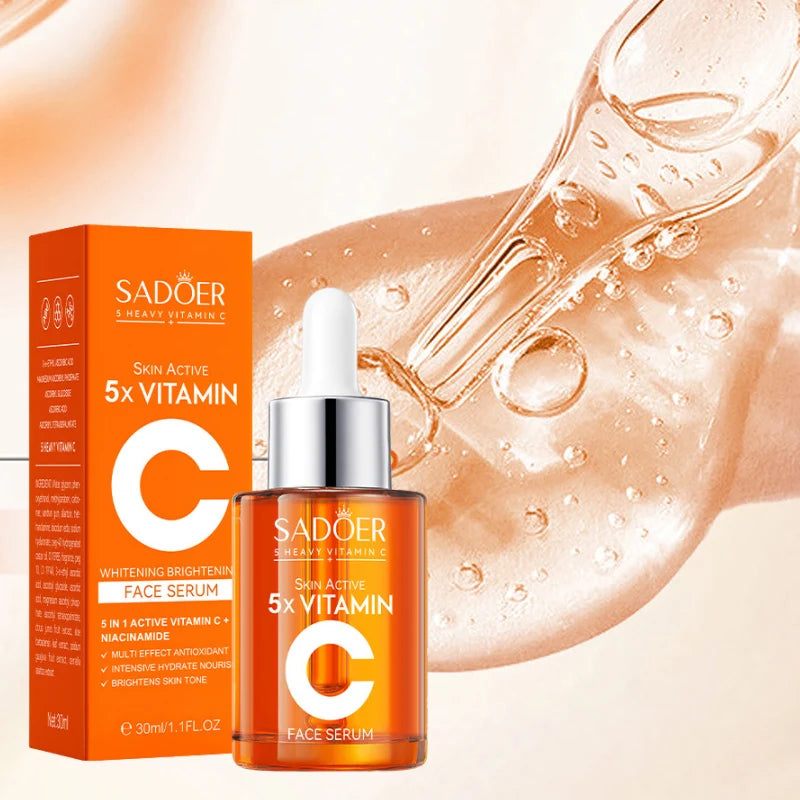 Vitamin C Hydrating Serum 5 functions Facial Moisturizing Repair Essence Facial Shrink Pores Brightning Korean SkinCare Products