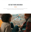 WACACO Pipamoka, All-in-one Vacuum Pressured Portable Coffee Maker, Insulated Travel Mug, Hand Powered and Pressure Brewer