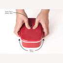 Japanese Bento Box Funny Lunch Box For Kids To School Double Layer Plastic Food Storage Container With Compartments BPA Free