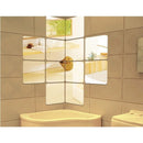 6 Pcs 20cm / 30cm Square Acrylic Mirror Wall Stickers Art Mural DIY Home Decoration For Living Room Bedroom Drawing Room