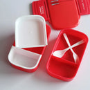 Japanese Bento Box Funny Lunch Box For Kids To School Double Layer Plastic Food Storage Container With Compartments BPA Free