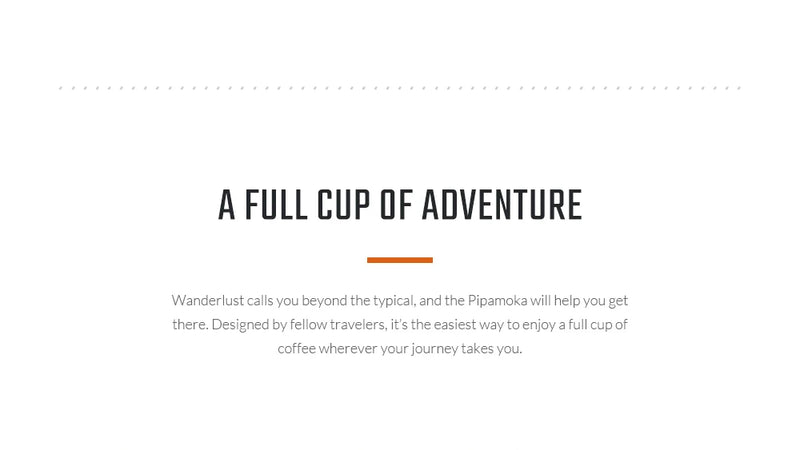 WACACO Pipamoka, All-in-one Vacuum Pressured Portable Coffee Maker, Insulated Travel Mug, Hand Powered and Pressure Brewer
