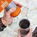 WACACO Pipamoka, All-in-one Vacuum Pressured Portable Coffee Maker, Insulated Travel Mug, Hand Powered and Pressure Brewer