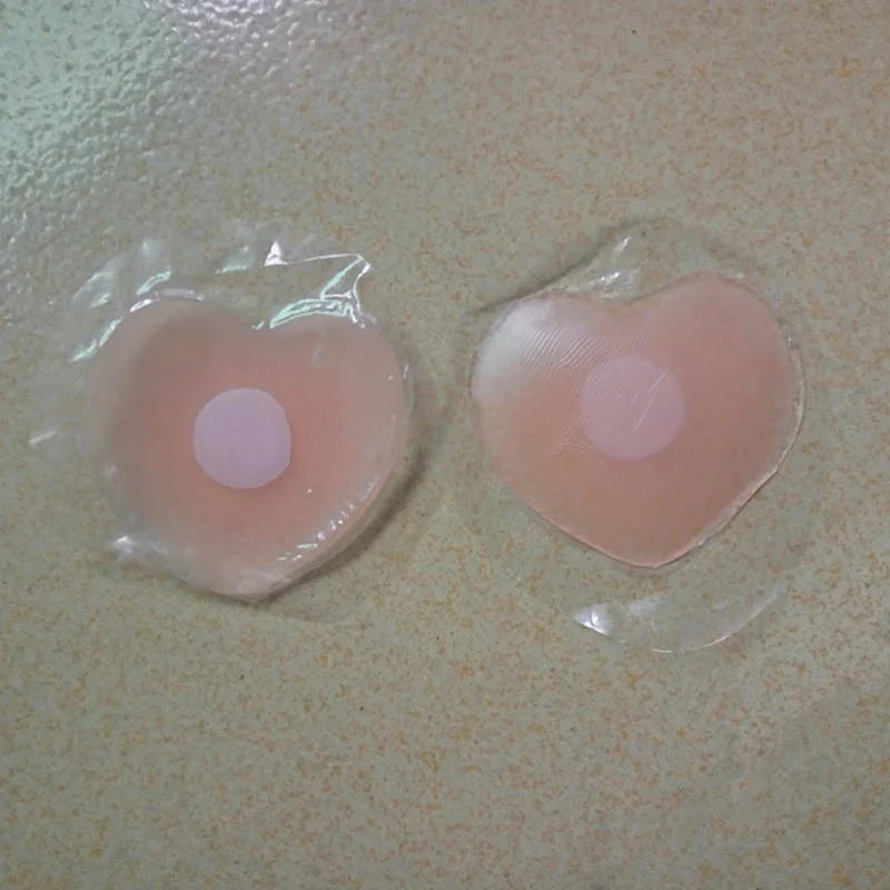 Women Cool Reusable Nipple Cover Self Adhesive Pasties Silicone Breast Sticker Charm Bra Pad Sexy Nipple Covers