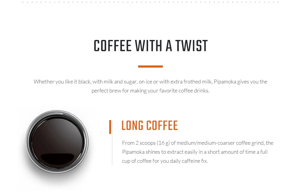 WACACO Pipamoka, All-in-one Vacuum Pressured Portable Coffee Maker, Insulated Travel Mug, Hand Powered and Pressure Brewer