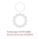 Makeup Mirror 3D Mirror Sticker Acrylic Home Decoration for Kids Rooms Bathroom Bedroom Art Mural Self-adhesive Wall Stickers