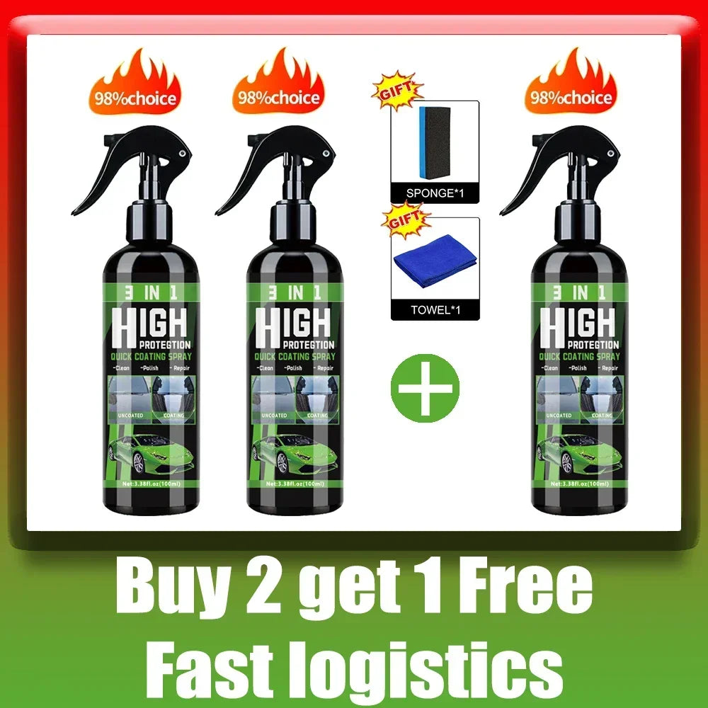 Automobile Quick Coating Spray Polishing Repair Detergent Paint Protection Spray Automobile Accessories ZN7V&cpd