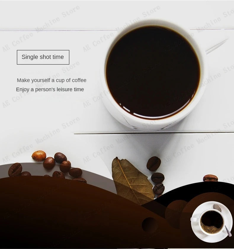 American single-cup coffee machine Portable home fully automatic drip coffee maker Small coffee machine for office use