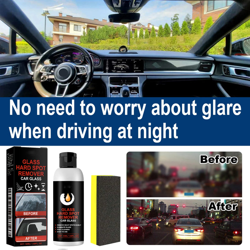 Car Glass Oil Film Cleaner Car Window Cleaning Automobile Windshield Remove Stains Automobile Windscreen Eliminate Greasy Dirt