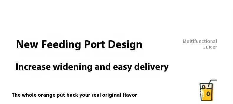 Automatic Small-Sized Multifunctional Electric Soy Milk & Juice Maker for Home, with Juice and Pulp Separation