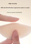 1 Pair Reusable Breast Petals Nipple Cover Invisible Petal Adhesive Strapless Backless Stick on Bra Silicone Breast Patch