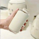 Tumbler Thermos Mug Milky White Coffee Mug Car Thermos Water Bottle Travel Stainless Steel Vacuum Bottle Drinking Jug