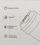 MHW-3BOMBER 360ML Stainless Steel Coffee Tumbler Portable Double Wall Thermal Mugs for Travel Camping Home Coffee Accessories