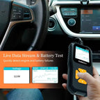 V318 Auto Diagnostic Tool Scanner Automobile Battery Tester OBD2 Automobile Clear Fault Detects Support Multiple Languages