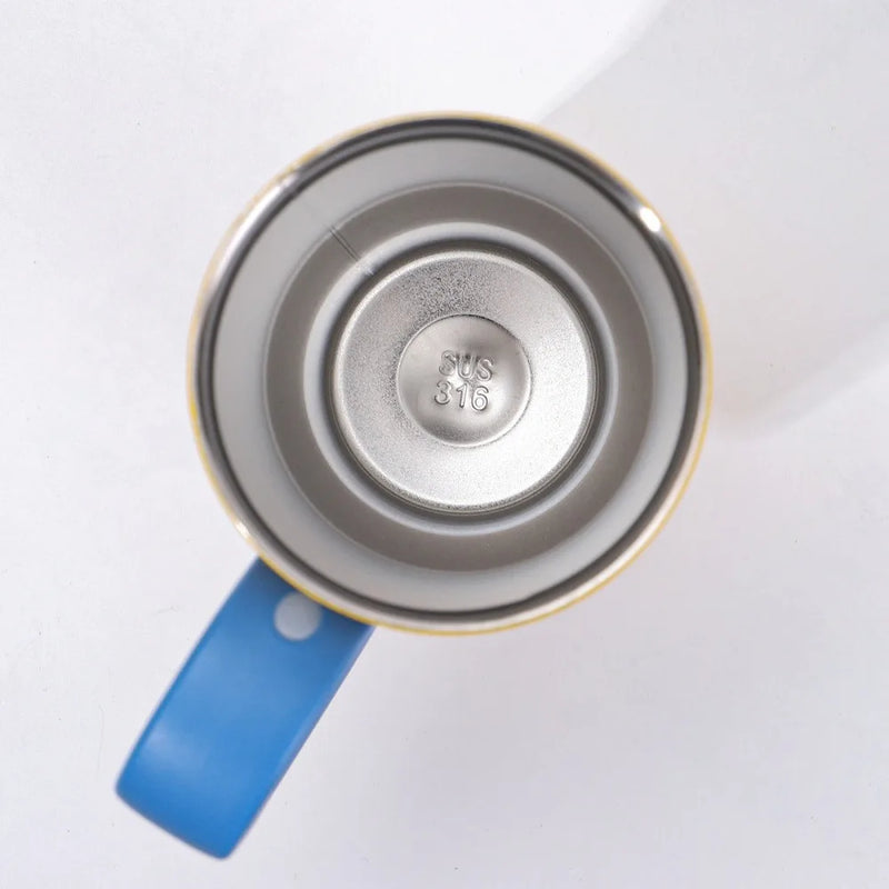 Cute Tumbler With Straw Handle Filter 750ml Large Thermos Bottle Stainless Steel Vacuum Water Bottle For Woman Office Travel Gym