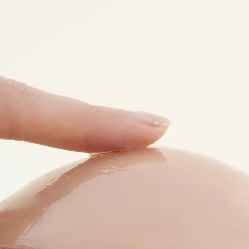Reusable Nipple Tape Nipple Stickers Seamless Nipple Cover Strapless Silicon Bra Gathered Adhesive Bra