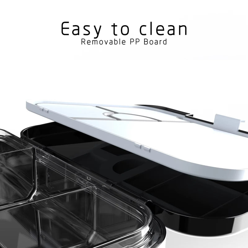 Kids Bento Lunch Box with 4/6 Compartments BPA Free Lunchable Food Container Microwave & Dishwasher Safe for Daycare, School