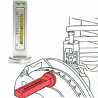 2023 New 1pcs automobile four-wheel positioning magnetic level level camber adjustment auxiliary tool automobile level
