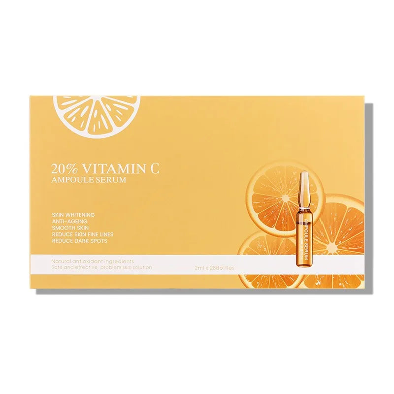 20% Vitamin C Ampoule Serum Set  Moisturising Whitening Wrinkle Reducing Anti-Ageing Serum Face Beauty Skin Care