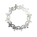 3D Acrylic Mirror Sticker Living Room Bedroom Lace Mirror Home Office Wall-Sticker Decals Stickers ECO-Friendly Home Decor