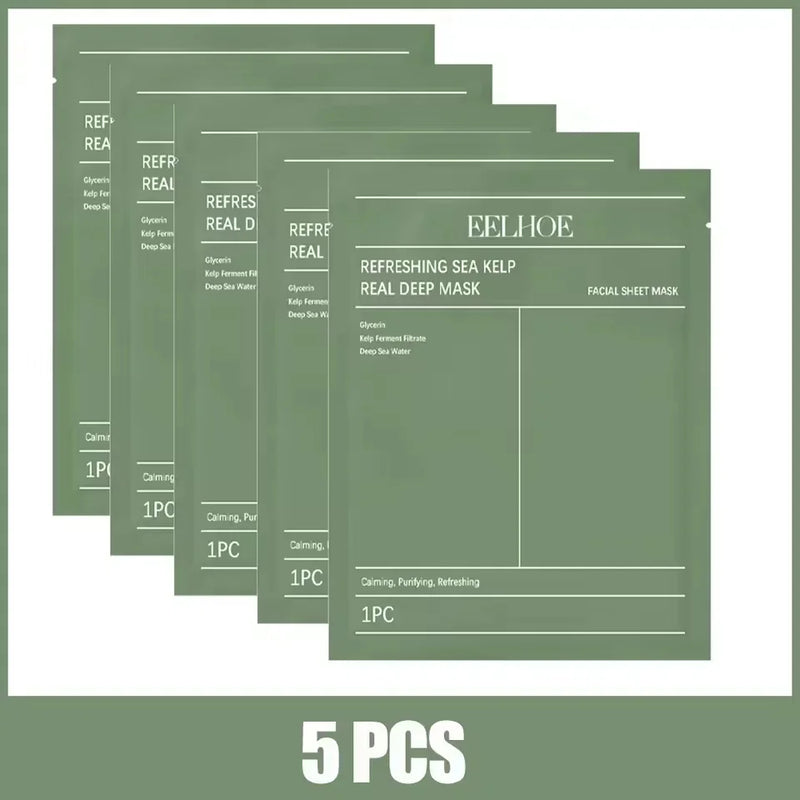 Bio-Collagen Sea Kelp Real Deep Mask Anti-Wrinkle Lifting Mask Hydrolyzed Collagen Collagen Reverse Filming Volume PeelOff Mask