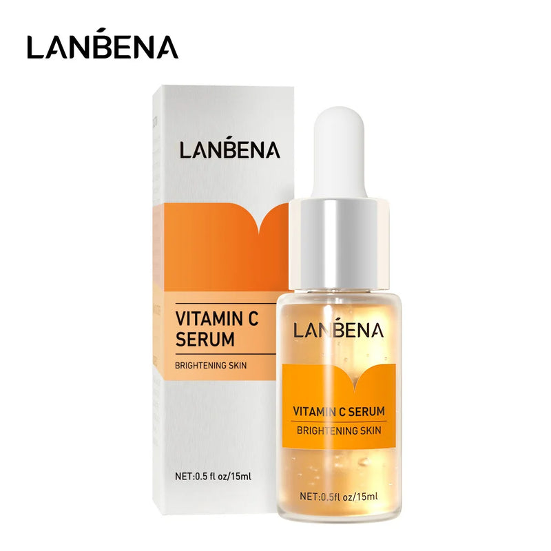Vitamin C Facial Essence Dark Skin Brighten Serum Lifting Firming Fade Fine Lines Anti-aging Whitening Brighten Nourish Skin
