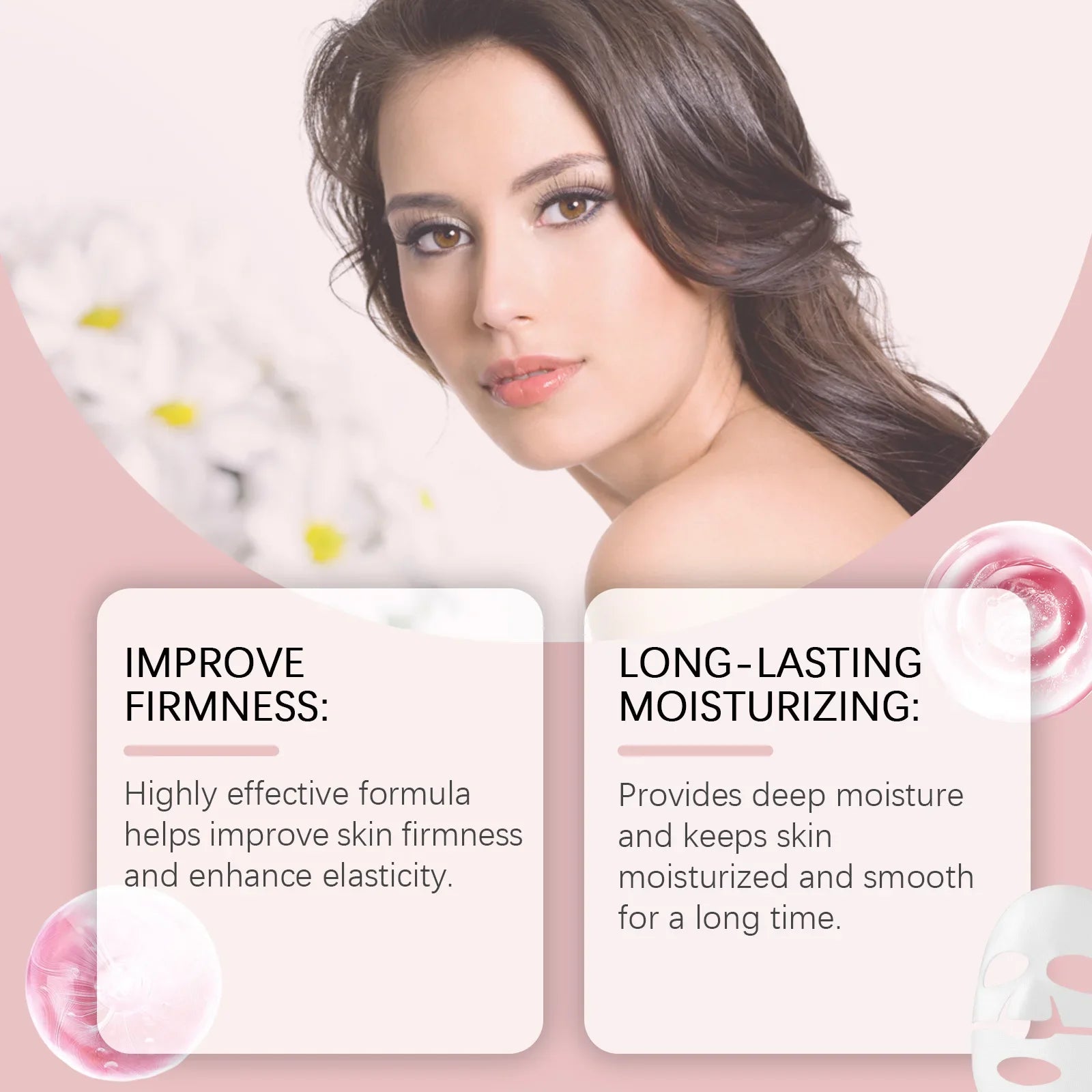 Bio-Collagen Real Deep Mask Hydrolyzed Collagen Soluble Rejuvenation Pore Shrinking  Brightening Refresh Moisturizing Sheet Mask