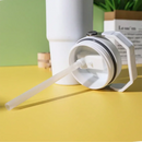 1pc-Tumbler with Handle and Straw Lid, Leakproof Tumbler Vacuum Insulated Water Bottle for Home, Office or Car, Reusable Cup