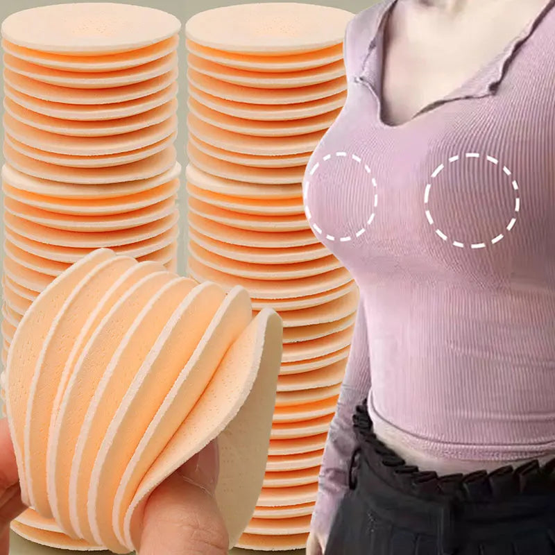 2/50PCS Reusable Nipple Cover for Women Bra Sticker Breast Petal Strapless Bra Invisible Boob Pads Chest Pasties Intimates