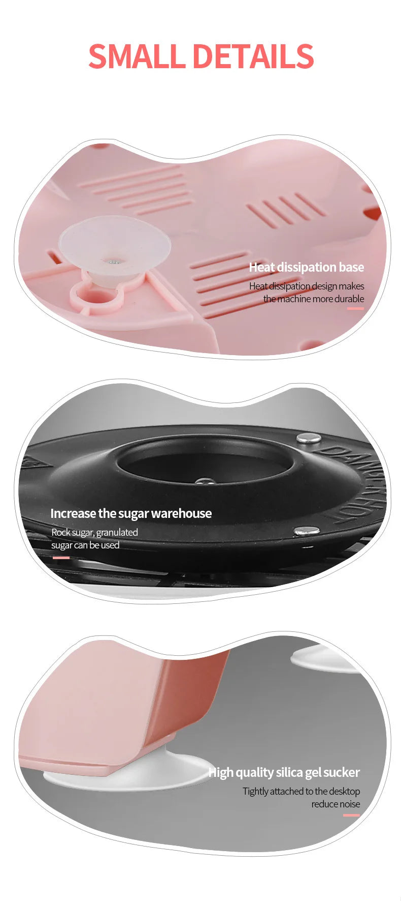 SOKANY 520 Automatic Mini Cotton Candy Maker for Kids, Small Electric Candy Floss Machine