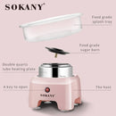 SOKANY 520 Automatic Mini Cotton Candy Maker for Kids, Small Electric Candy Floss Machine