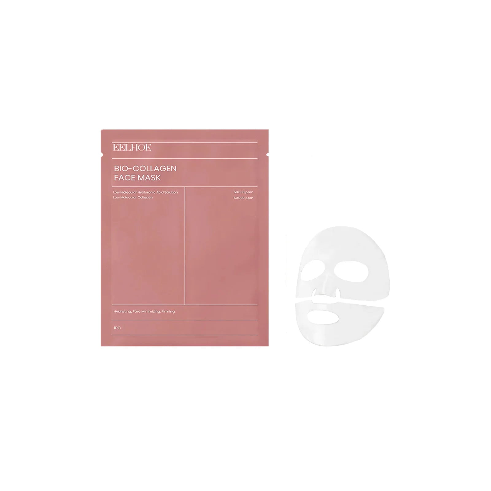 1/5/10/15Pc Bio Collagen Face Mask Deep Hydration Shrink Pores Brightening Refreshing Overnight Mask Moisturizing Face Skin Care
