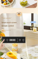 220V Automatic Yogurt Maker with 9 Jars, Perfect for Homemade Pickles, Natto, and Sake, Large Capacity A
