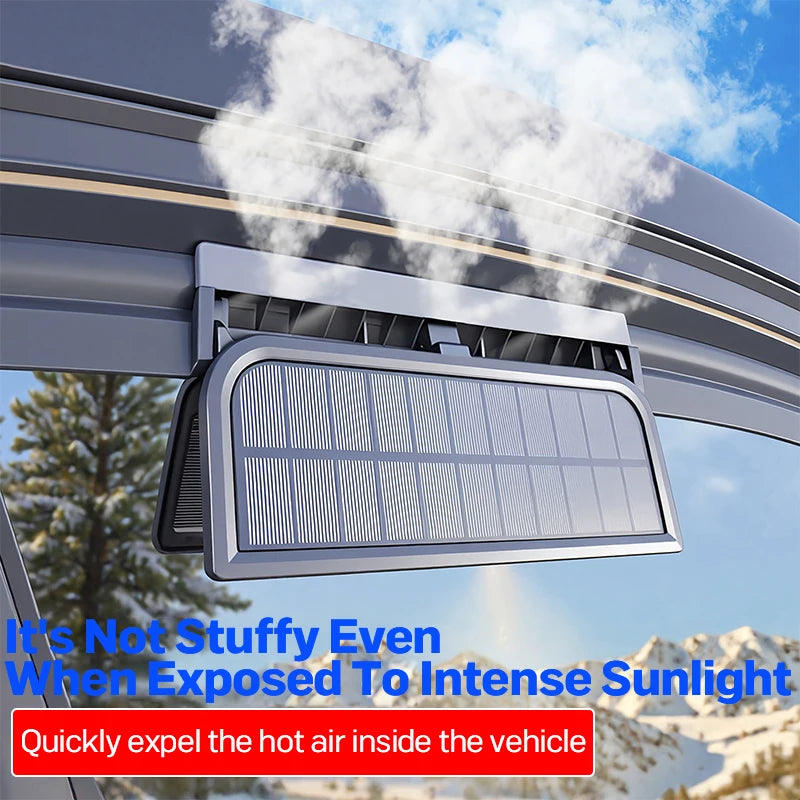 Automobile Exhaust Fan Heat Dissipation Smoke Exhaust Oxygen Cycle Intelligent Tri-Mode Exhaust Fan Automobile Supplies