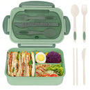 Bento Box Adult Lunch Box, Containers For Adults Men Women With 4 Compartments, Lunchable Food Container Back To School