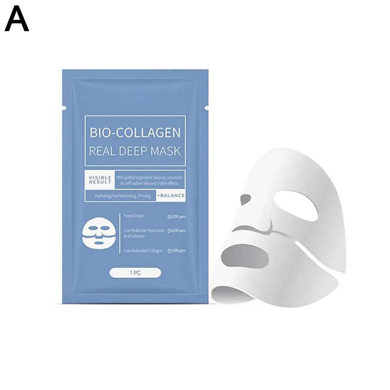 Bio Collagen True Deep Mask,Overnight Collagen Mask with Hydrolyzed Collagen Mask Moisturizing Anti-Aging Mask Skin Care Beauty