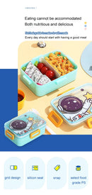 Cute Lunch Box for Kids Girls Boys With Compartments Bento Lunchbox School Child Leakproof Children's Food Snack Boxes New 2025